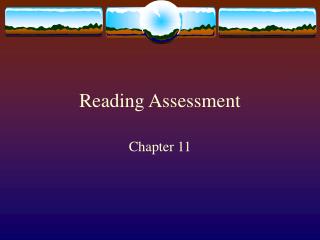 Reading Assessment