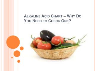 Alkaline Acid Chart