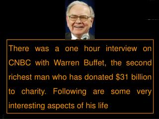 He bought his first share at age 11 and he now regrets that he started too late!