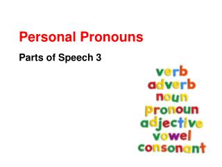 Personal Pronouns