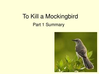 To Kill a Mockingbird