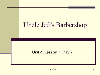 Uncle Jed’s Barbershop