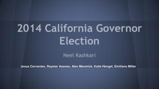 2014 California Governor Election