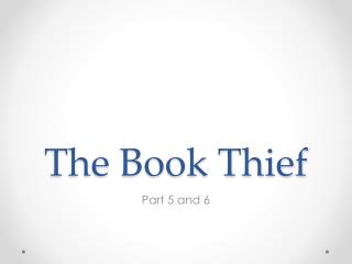 The Book Thief