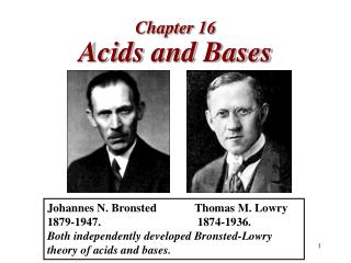 Acids and Bases