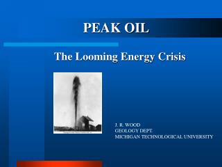 The Looming Energy Crisis