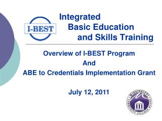 Integrated 		 				Basic Education 		 and Skills Training
