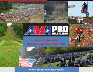 2012 HILLCLIMB MARKETING INFORMATION