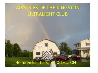 AIRSTRIPS OF THE KINGSTON ULTRALIGHT CLUB