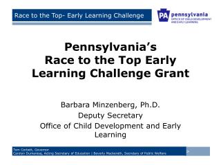 State of the State: Early Learning in Pennsylvania Today