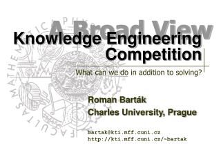 Knowledge Engineering Competition