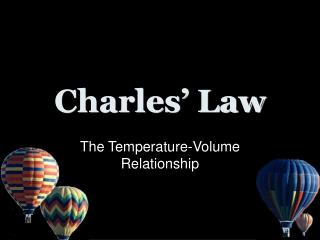 Charles’ Law