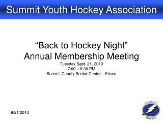 Summit Youth Hockey Association