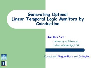 Generating Optimal Linear Temporal Logic Monitors by Coinduction