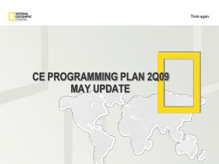 CE PROGRAMMING PLAN 2Q09
