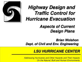 LSU HURRICANE CENTER