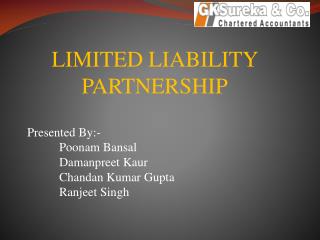 LIMITED LIABILITY PARTNERSHIP