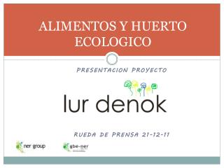 ALIMENTOS Y HUERTO ECOLOGICO