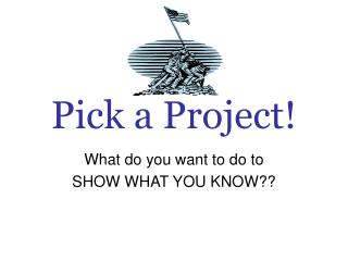 Pick a Project!