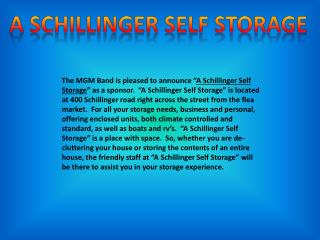 A Schillinger Self Storage