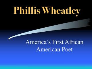 Phillis Wheatley