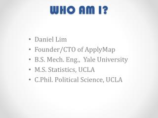 WHO AM I?