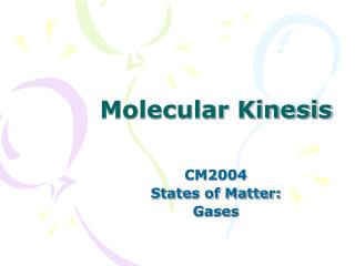 Molecular Kinesis