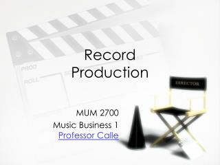 Record Production