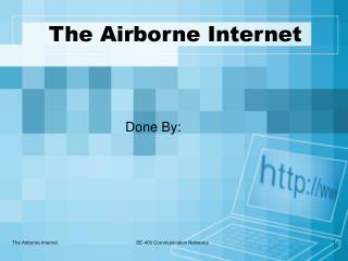 The Airborne Internet