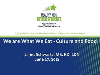 We are What We Eat - Culture and Food