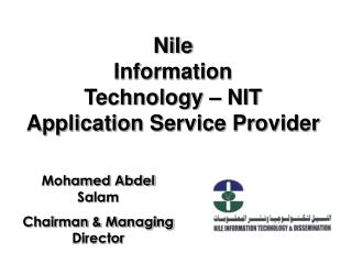 Nile Information Technology – NIT Application Service Provider