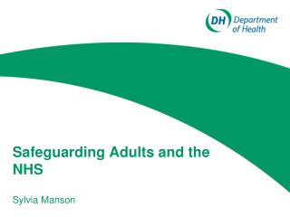 Safeguarding Adults and the NHS