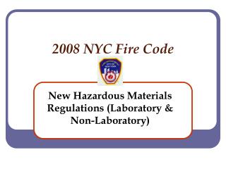 2008 NYC Fire Code