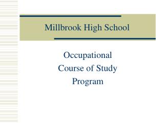 Millbrook High School