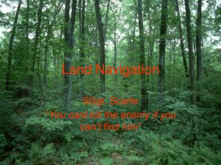 Land Navigation