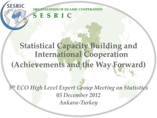 Statistical Capacity Building and International Cooperation