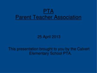 PTA Parent Teacher Association