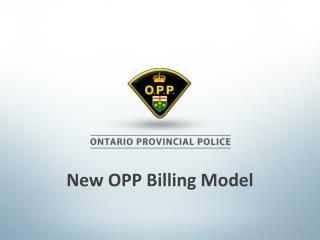 New OPP Billing Model