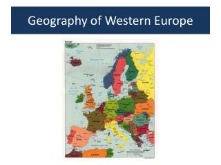 Geography of Western Europe