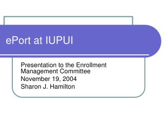 ePort at IUPUI