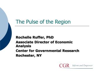 The Pulse of the Region