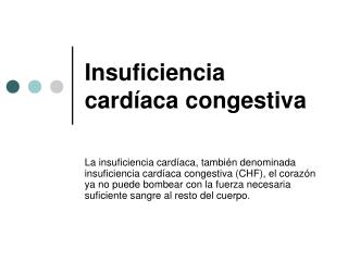 Insuficiencia cardíaca congestiva