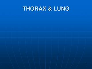 THORAX &amp; LUNG