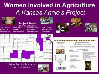 Women Involved in Agriculture A Kansas Annie’s Project