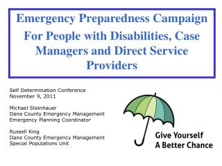 Emergency Preparedness Campaign
