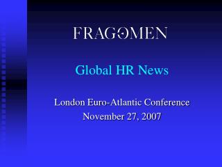 Global HR News