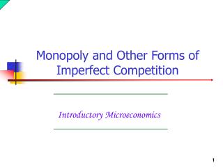 Introductory Microeconomics