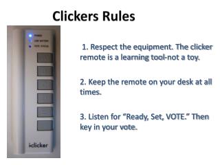 Clickers Rules