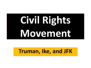 Civil Rights Movement