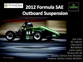 2012 Formula SAE Outboard Suspension